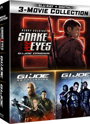 G.I. Joe: 3-Movie Collection (Blu-ray): G.I. Joe: The Rise Of Cobra / G.I. Joe: Retaliation / Snake Eyes: G.I. Joe Origins