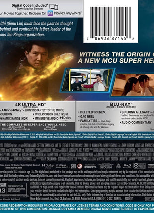 Shang-Chi And The Legend Of The Ten Rings (4K Ultra HD/Blu-ray)