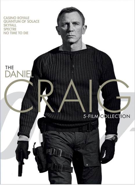 007: The Daniel Craig 5-Film Collection: Casino Royale / Quantum Of Solace / Skyfall / Spectre / No Time To Die