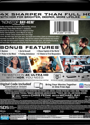 Ambulance: Collector's Edition (4K Ultra HD/Blu-ray)