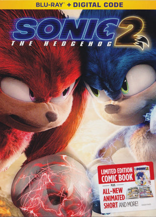Sonic The Hedgehog 2: Limited Edition (Blu-ray)(w/Comic Book)