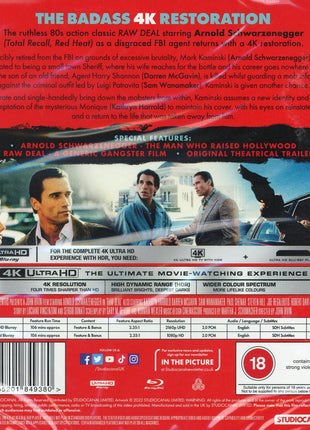 Raw Deal (4K Ultra HD-UK/Blu-ray-UK)