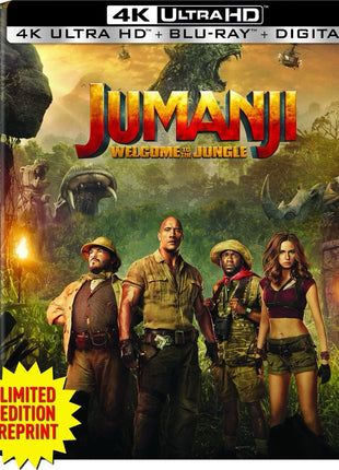 Jumanji: Welcome To The Jungle: Limited Edition (4K Ultra HD/Blu-ray)(SteelBook)(Reissue)