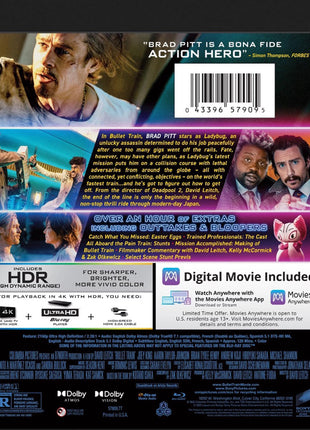 Bullet Train (2022)(4K Ultra HD/Blu-ray)