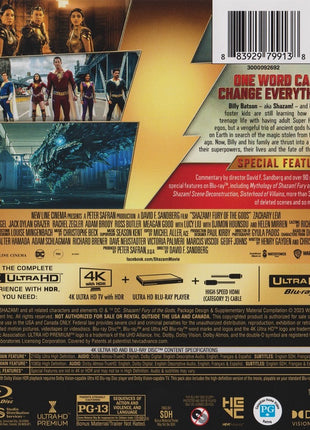 Shazam! Fury Of The Gods (4K Ultra HD/Blu-ray)