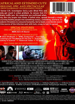 World War Z (4K Ultra HD/Blu-ray)