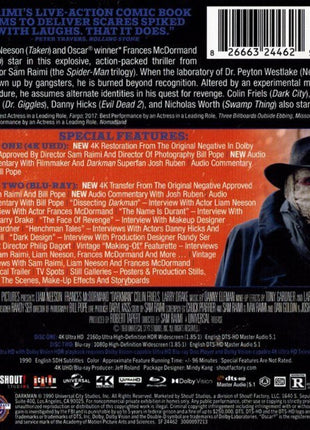 Darkman: Collector's Edition (4K Ultra HD/Blu-ray)