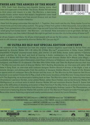 Warriors: Standard Edition (4K Ultra HD)