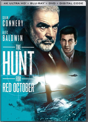 Hunt For Red October (4K Ultra HD/Blu-ray/DVD)