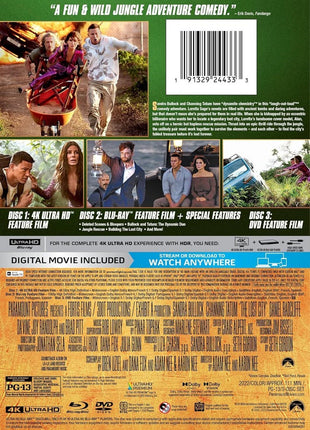 Lost City (2022)(4K Ultra HD/Blu-ray/DVD)