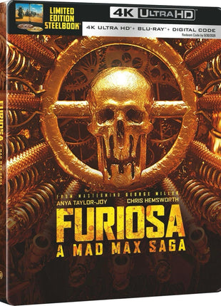 Furiosa: A Mad Max Saga: Limited Edition (4K Ultra HD/Blu-ray)(SteelBook: Goldskull)