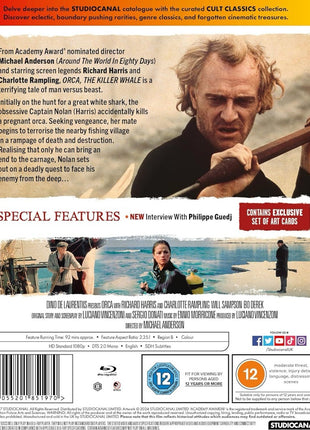 Orca: The Killer Whale: Cult Classics (Blu-ray-UK)