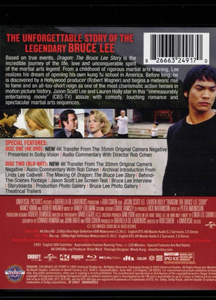 Dragon: The Bruce Lee Story (4K Ultra HD/Blu-ray)