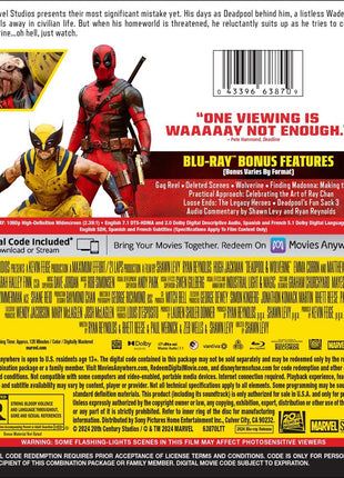 Deadpool & Wolverine (Blu-ray)
