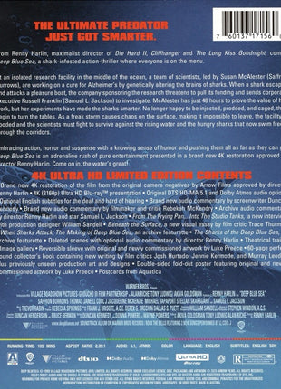 Deep Blue Sea: Limited Edition (4K Ultra HD)