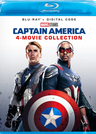 Captain America: 4-Movie Collection (Blu-ray): Captain America: The First Avenger / Captain America: The Winter Soldier / Captain America: Civil War / Captain America: Brave New World