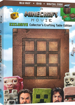 Minecraft Movie: Collector’s Crafting Table Limited Edition (Blu-ray/DVD)