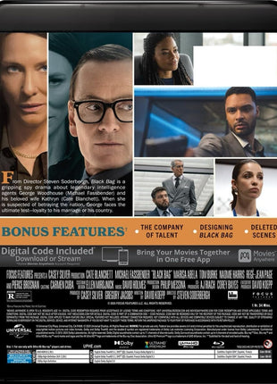 Black Bag (4K Ultra HD/Blu-ray)