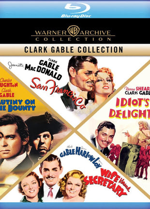 Clark Gable 4-Film Collection: Warner Archive Collection (Blu-ray): Mutiny On The Bounty (1935) / San Francisco / Wife Versus Secretary / Idiot's Delight