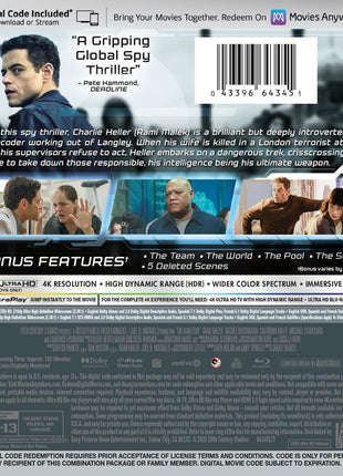 Amateur (4K Ultra HD/Blu-ray)