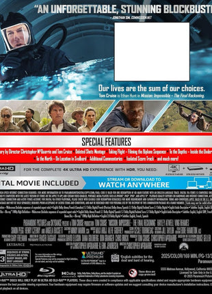 Mission: Impossible - The Final Reckoning (4K Ultra HD/Blu-ray)