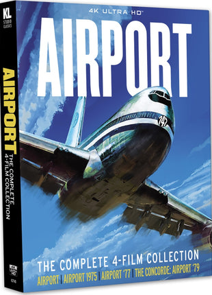 Airport: The Complete 4-Film Collection (4K Ultra HD): Airport / Airport 1975 / Airport '77 / The Concorde: Airport'79