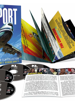 Airport: The Complete 4-Film Collection (Blu-ray): Airport / Airport 1975 / Airport '77 / The Concorde: Airport'79