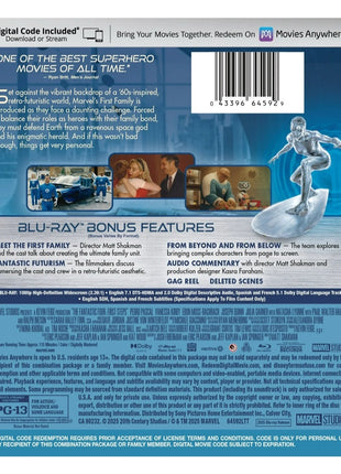 Fantastic Four: First Steps (Blu-ray)