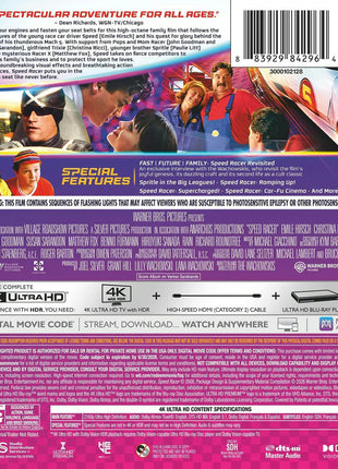 Speed Racer (4K Ultra HD)