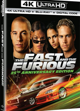 Fast And The Furious: 25th Anniversary Edition (4K Ultra HD/Blu-ray)