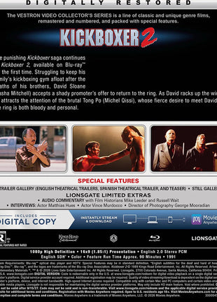 Kickboxer 2: Collector's Series (Blu-ray)