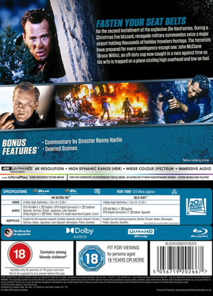 Die Hard 2: Die Harder (4K Ultra HD-UK/Blu-ray-UK)
