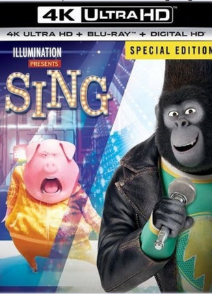 Sing: Special Edition: Limited Edition (4K Ultra HD/Blu-ray)(SteelBook)