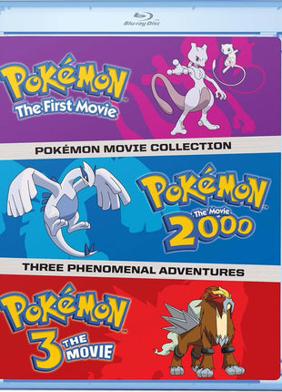 Pokemon The Movies 1-3 Collection (Blu-ray): The First Movie / 2000 / Spell Of The Unown