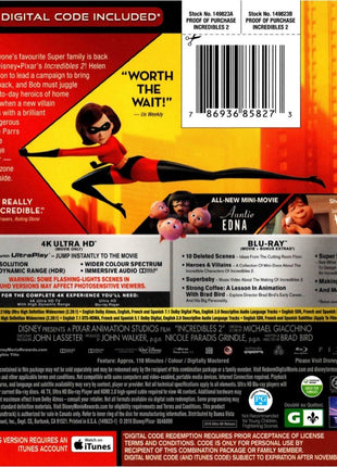 Incredibles 2 (4K Ultra HD/Blu-ray)