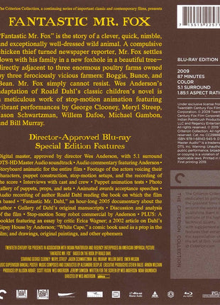 Fantastic Mr. Fox: Criterion Collection (Blu-ray)