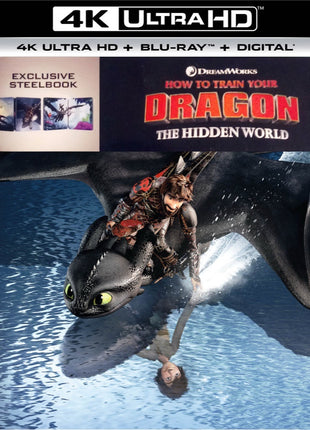How To Train Your Dragon: The Hidden World: Limited Edition (4K Ultra HD/Blu-ray)(SteelBook)