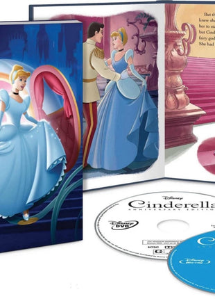 Cinderella: Anniversary Edition: The Signature Collection: Limited Edition (Blu-ray/DVD)(w/Gallery & Story Book)