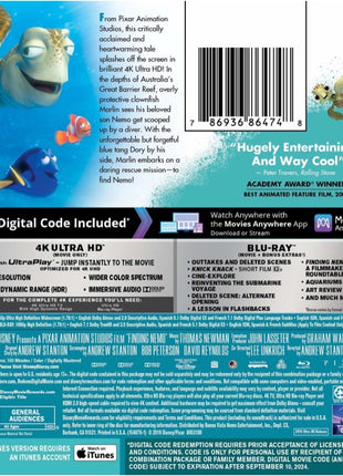 Finding Nemo (4K Ultra HD/Blu-ray)