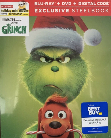 Dr. Seuss' The Grinch: Limited Edition (Blu-ray/DVD)(SteelBook)(RePackaged)