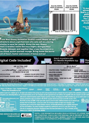Moana (4K Ultra HD/Blu-ray)