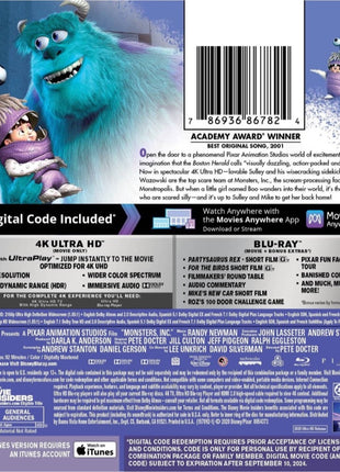 Monsters, Inc. (4K Ultra HD/Blu-ray)