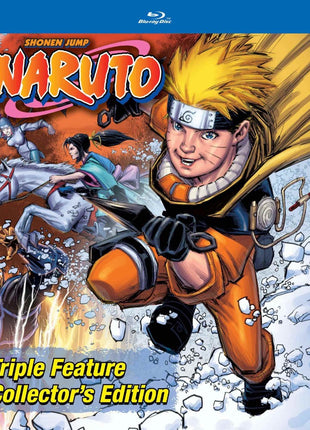 Naruto Triple Feature Collector's Edition (Blu-ray)(SteelBook): Naruto: The Movie: Ninja Clash In The Land Of Snow / Legend Of The Stone Gelel / Guardians Of The Crescent Moon Kingdom