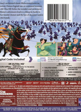 Mulan (4K Ultra HD/Blu-ray)