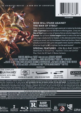 Injustice (4K Ultra HD/Blu-ray)