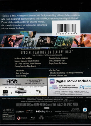 Final Fantasy: The Spirits Within (4K Ultra HD/Blu-ray)