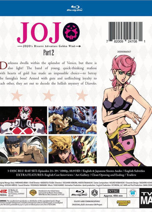 JoJo's Bizarre Adventure: Golden Wind Part 2 (Blu-ray)