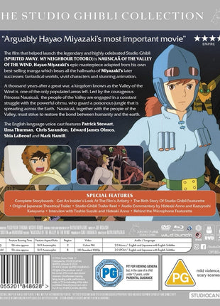 Nausicaa Of The Valley Of The Wind: Collector's Edition (Blu-ray-UK/DVD:PAL-UK)