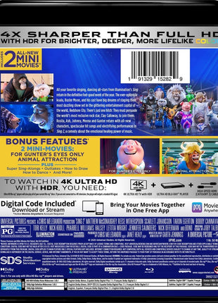 Sing 2: Collector's Edition (4K Ultra HD/Blu-ray)