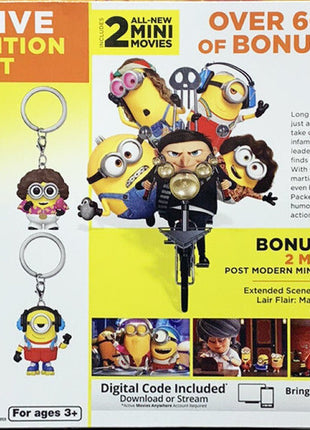 Minions: The Rise Of Gru: Exclusive Limited Edition Giftset (Blu-ray/DVD)(w/Funko Pop Keychain)